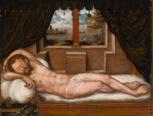 La muerte de Marco Antonio de Lucas Cranach the Elder